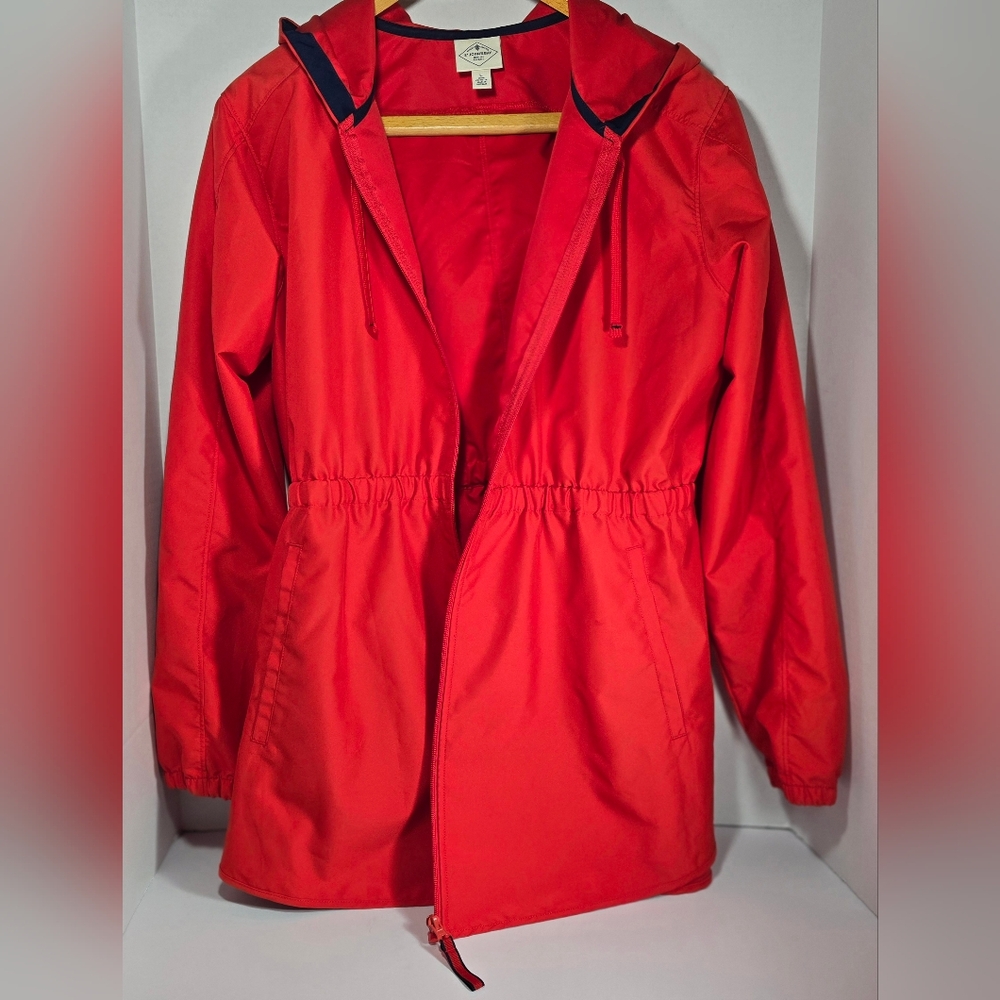 St Johns Bay Raincoat Large Red